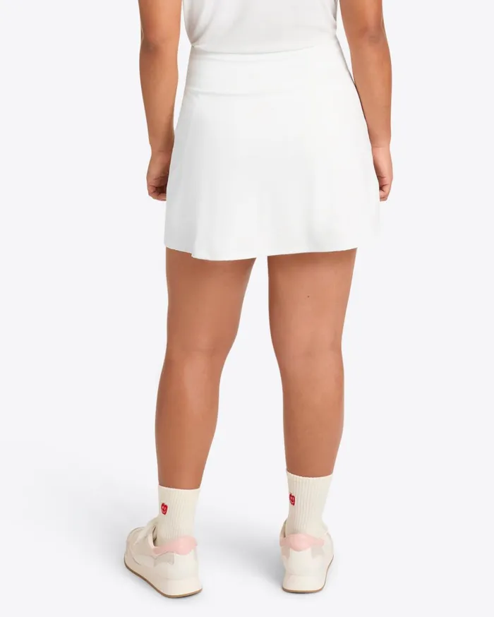 Draper James Side Slit Skort In White Women DJ X Tretorn