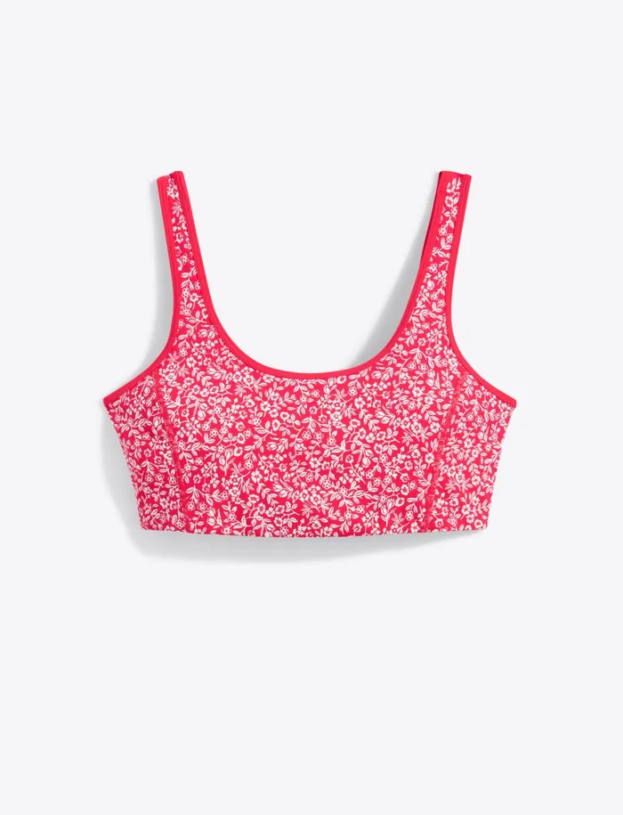 Draper James Sports Bra In Whispy Floral Women DJ X Tretorn