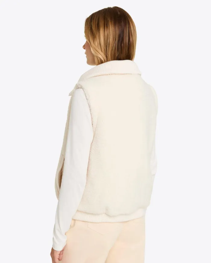 Draper James Teddy Vest Women Jackets and Outerwear