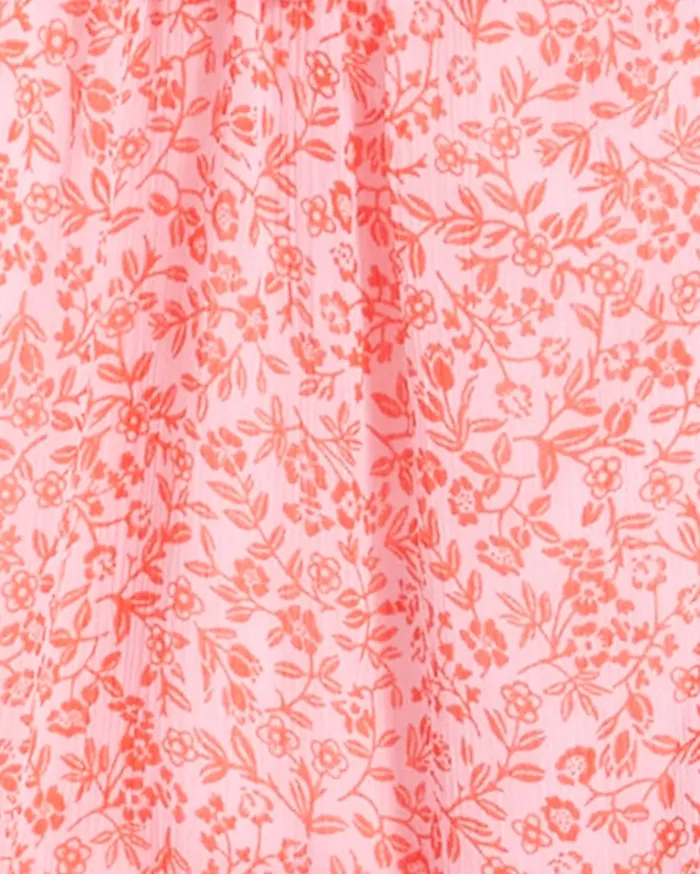 Draper James Tenille Dress In Tangerine Floral Women Dresses