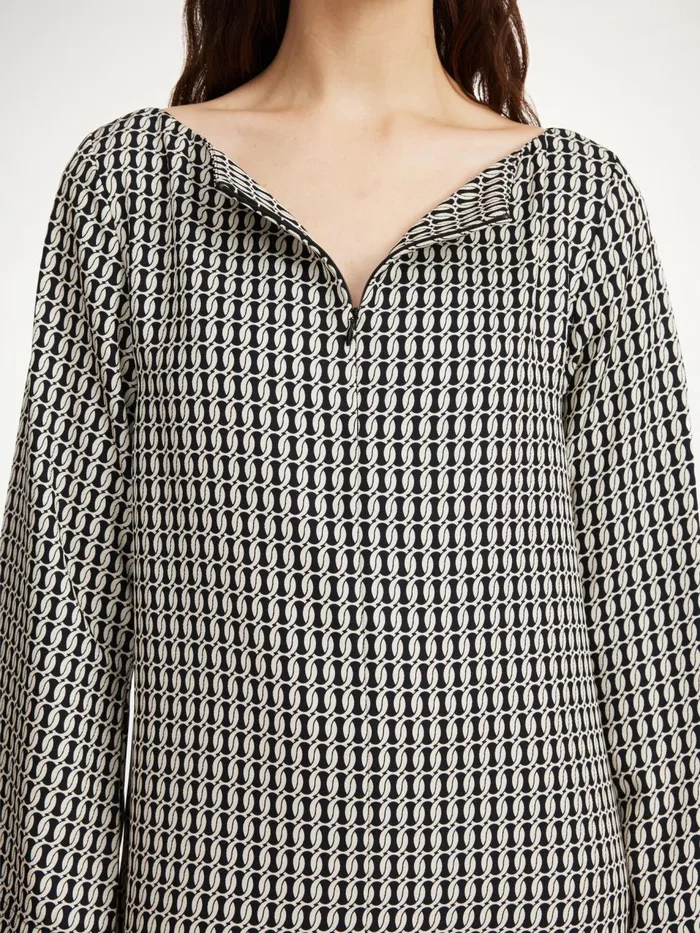 Dresses Women By Malene Birger Bajune Maxi Dress Black Monogram