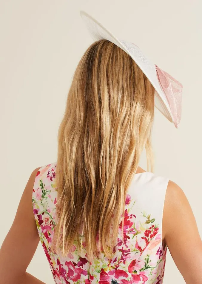 Dual Colour Bow Midi Disc Ivory Women Phase Eight Fascinators and Hats