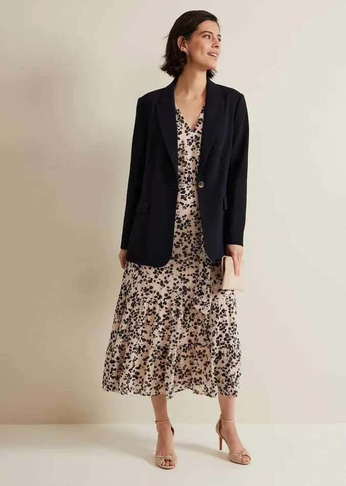 Elandra Navy Tux Blazer Navy Women Phase Eight Jackets
