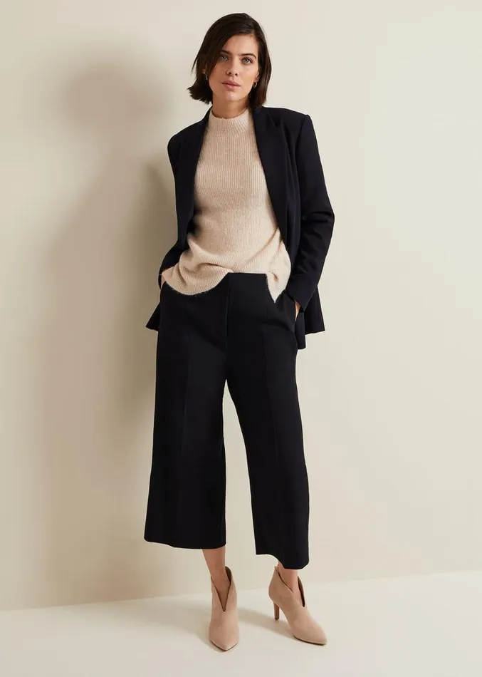 Elandra Navy Tux Blazer Navy Women Phase Eight Jackets
