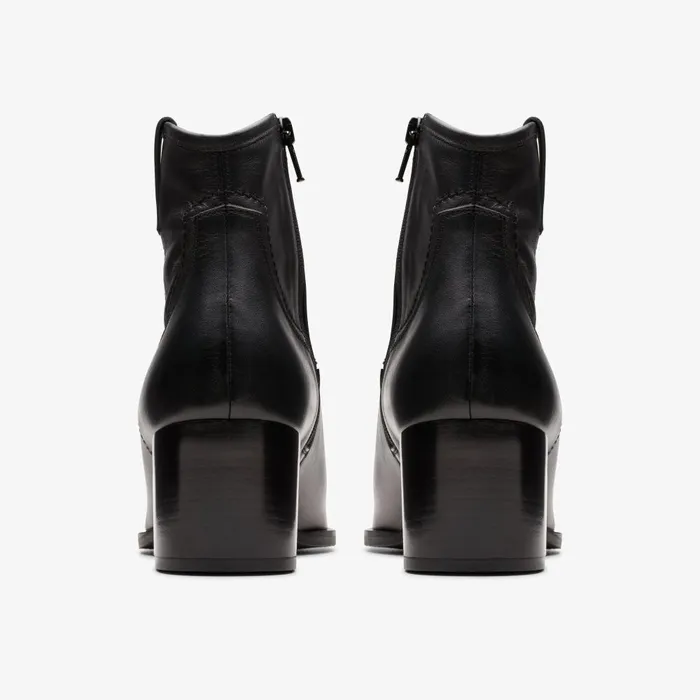 Elder Rae Black Women Clarks Boots and Booties