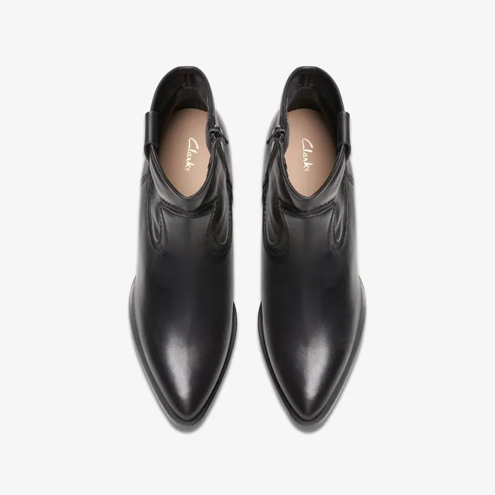 Elder Rae Black Women Clarks Boots and Booties