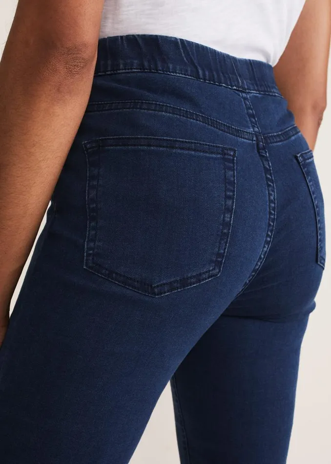 Eliza Pull On Jegging Denim Women Phase Eight Trousers