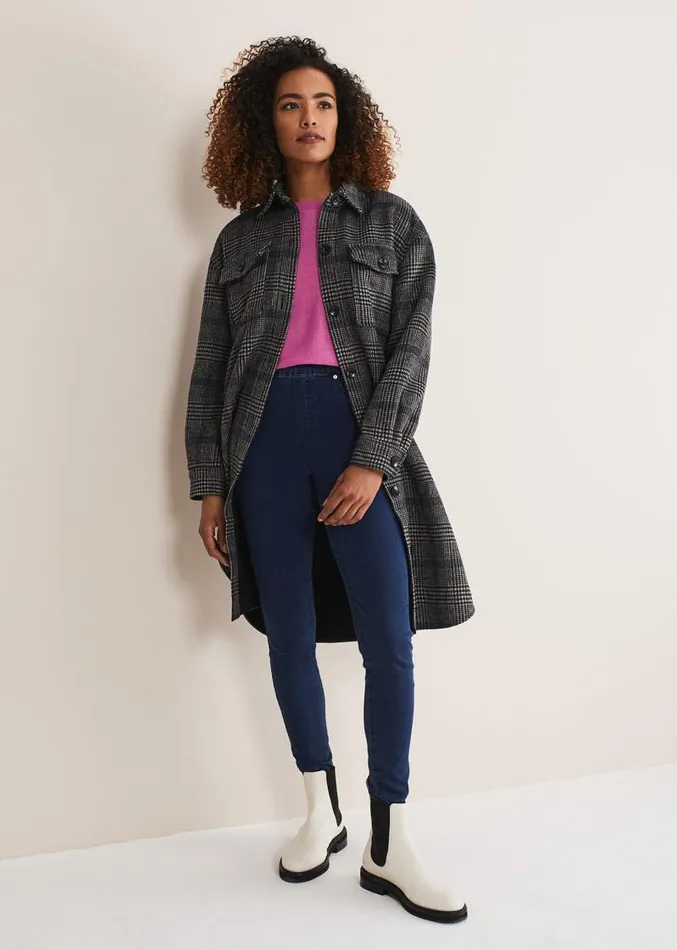 Eliza Pull On Jegging Denim Women Phase Eight Trousers