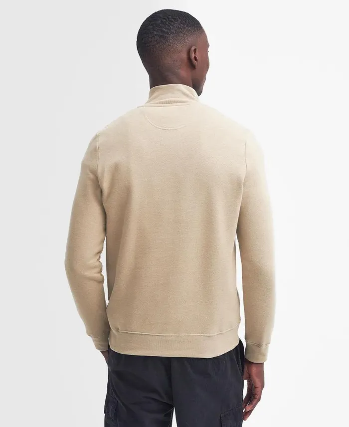 Essential HalfZip Sweatshirt Asphalight Marl Men Barbour Hoodies and Sweatshirts