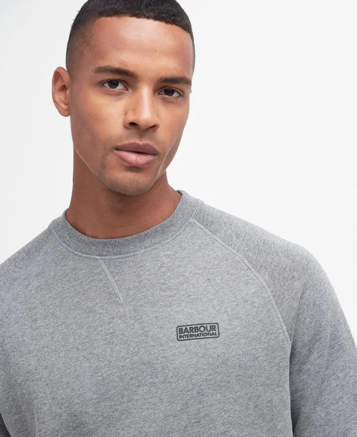 Essential Logo Sweatshirt Black Men Barbour Hoodies and Sweatshirts