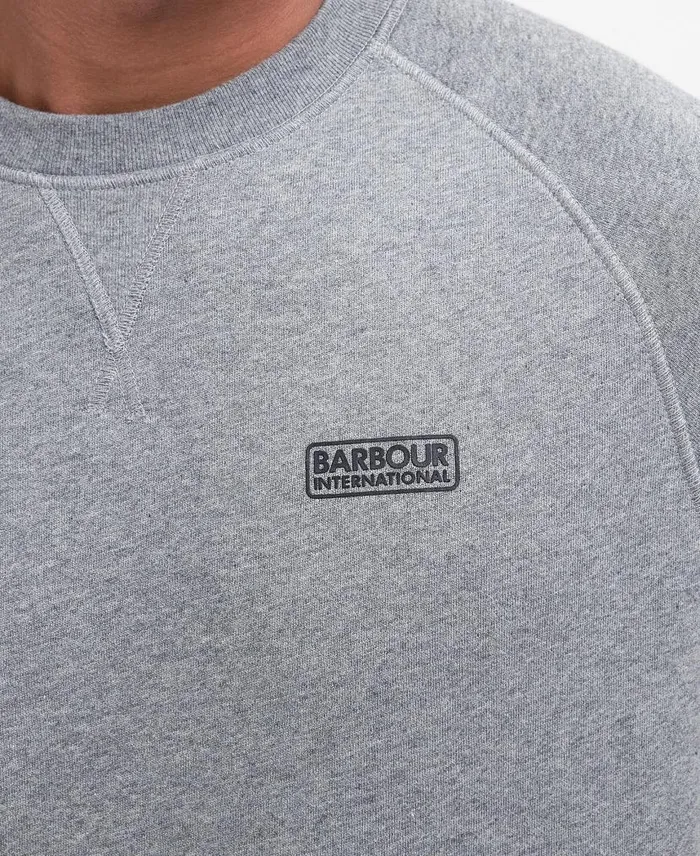 Essential Logo Sweatshirt Black Men Barbour Hoodies and Sweatshirts