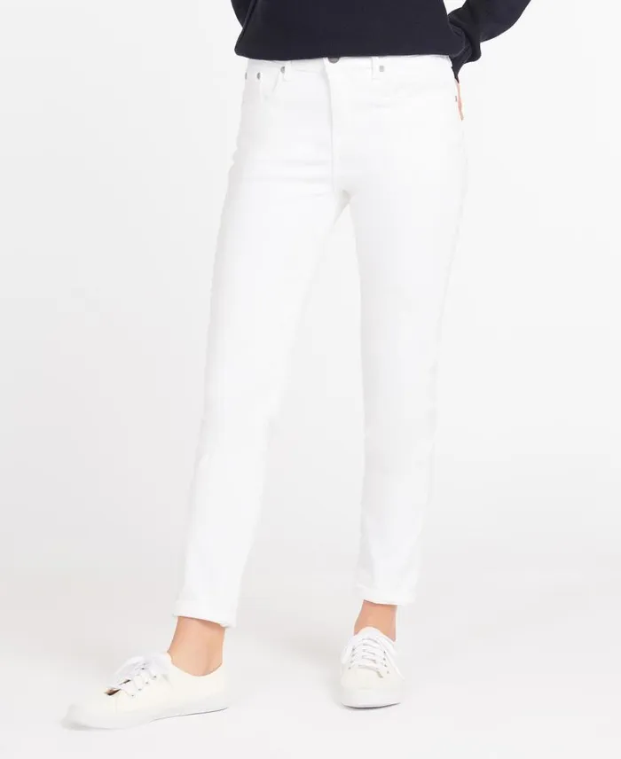 Essential Slim Jeans Navy Women Barbour Trousers and Shorts