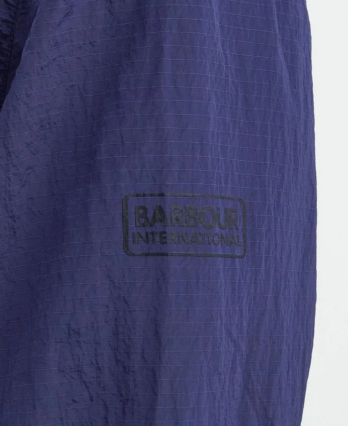 Exchange Hooded Jacket Pigment Navy Men Barbour Hoodies and Sweatshirts