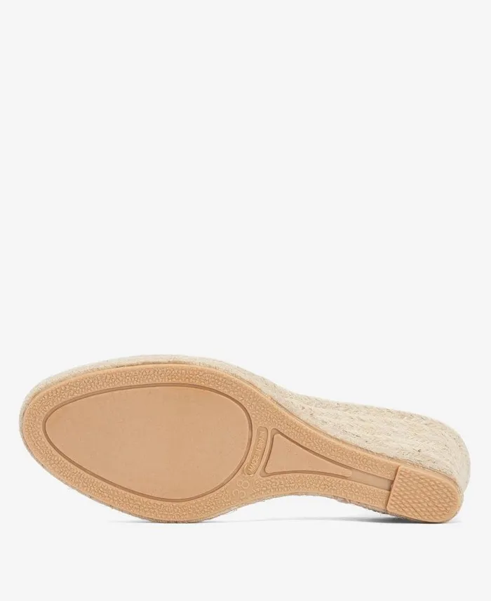 Falmouth Wedged Sandals Classic White Women Barbour Sandals