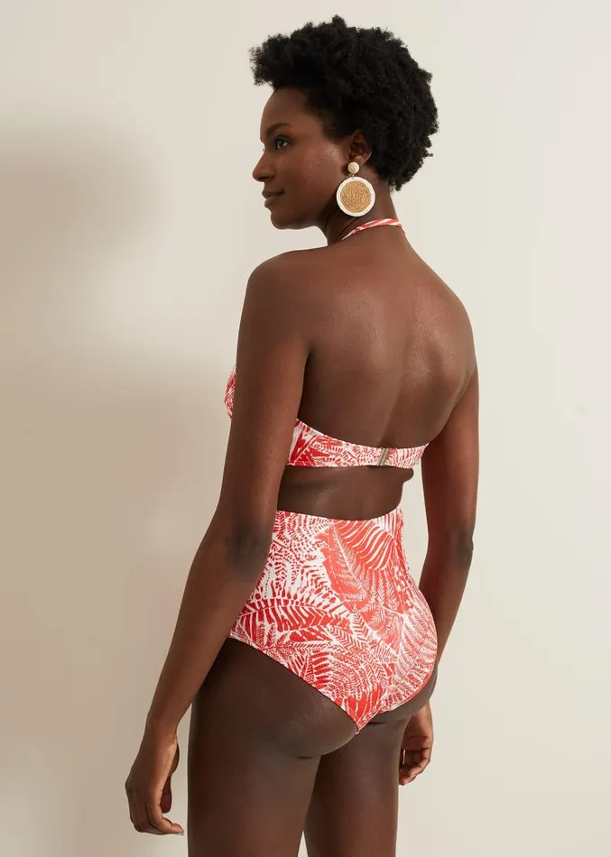 Fern Bikini Bottom Redwhite Women Phase Eight Swimwear