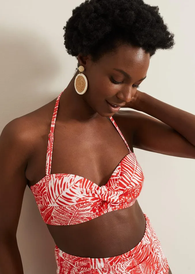 Fern Bikini Bottom Redwhite Women Phase Eight Swimwear