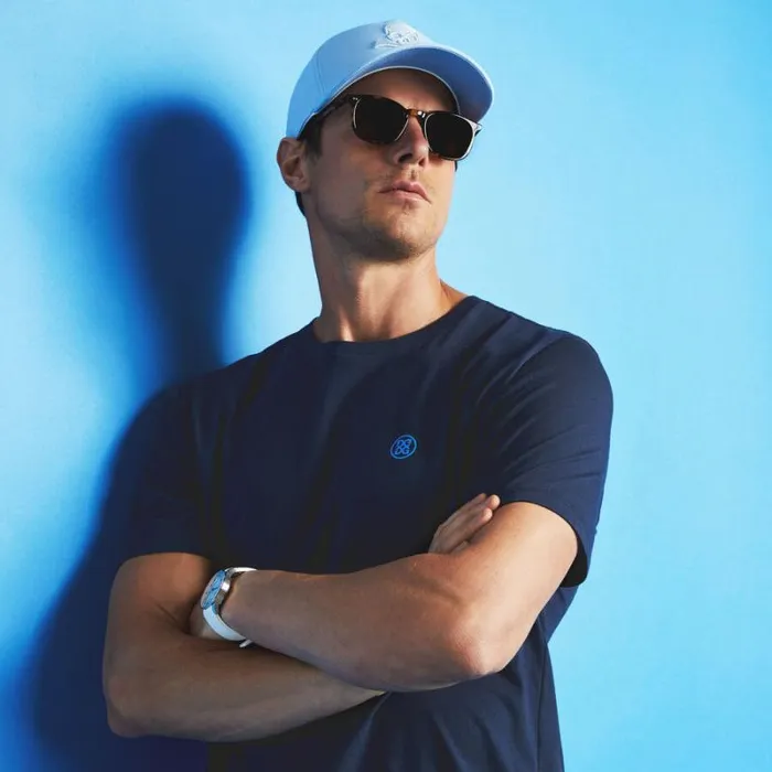 GFORE GRADIENT CIRCLE G039S COTTON TEE Twilight Men Hoodies and Tees