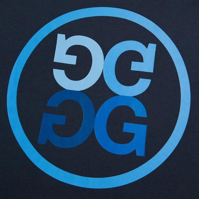 GFORE GRADIENT CIRCLE G039S COTTON TEE Twilight Men Hoodies and Tees