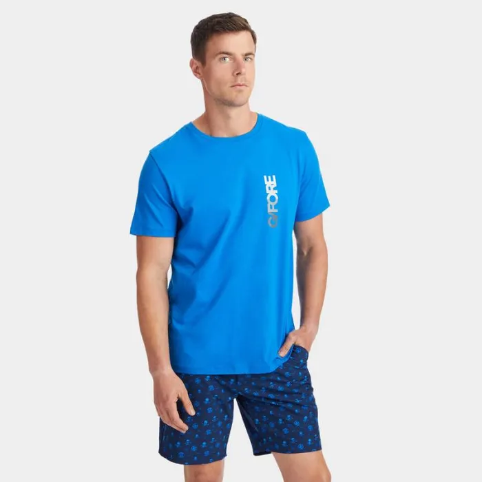 GFORE GRADIENT GFORE COTTON TEE Racer Men Hoodies and Tees