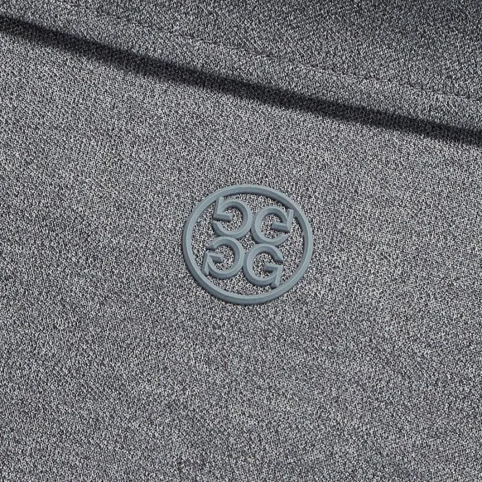 GFORE MLANGE RIB GUSSET TECH PIQU MODERN SPREAD COLLAR POLO Heather Grey Men Polos and Shirts