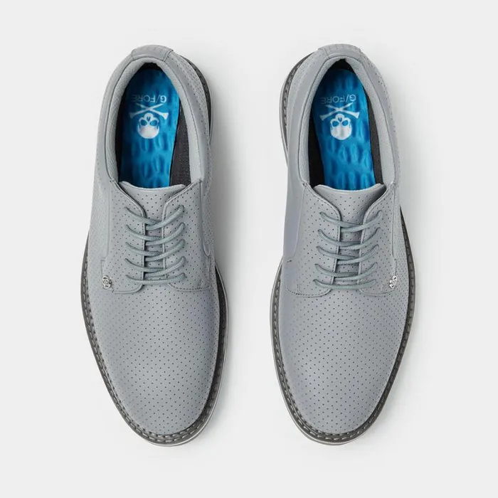 GFORE MEN039S GALLIVANTER PERFORATED LEATHER GOLF SHOE Monument Men Golf Shoes