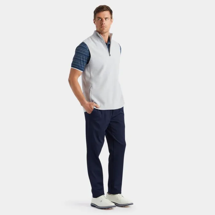 GFORE MERINO WOOL TECH LINED DUNES VEST Nimbus Heather Men Sweaters