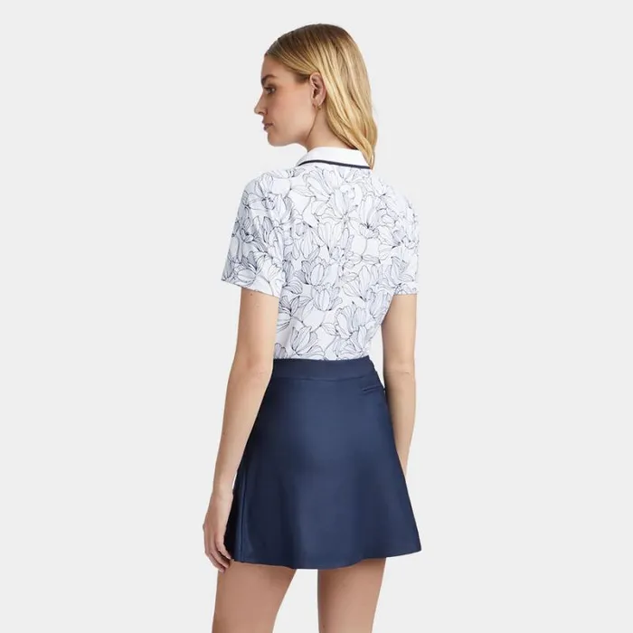 GFORE OUTLINE IRIS TECH PIQU POLO Snow Women Polos