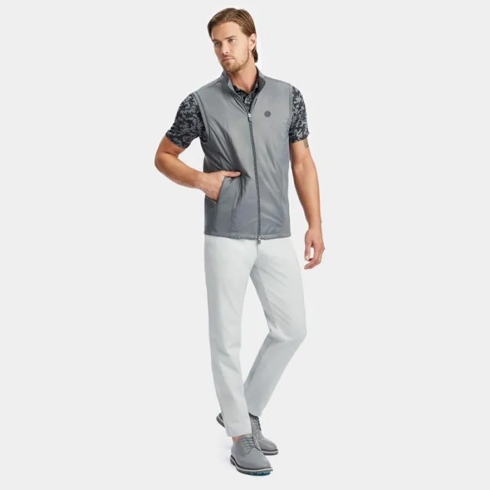 GFORE STRETCH TECH INTERLOCK PERFORMER VEST Charcoal Men Outerwear