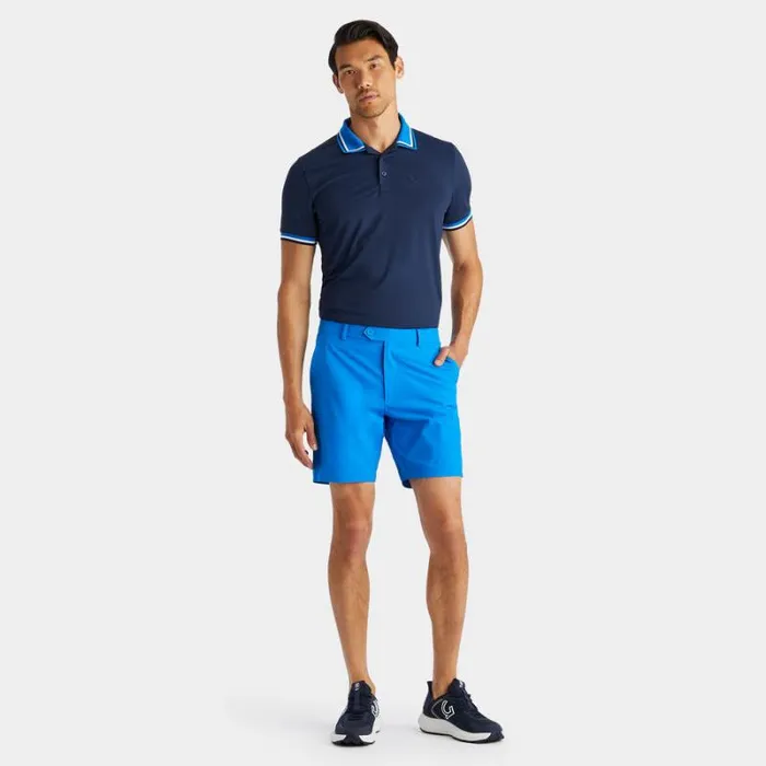 GFORE TUX BANDED SLEEVE TECH JERSEY POLO Twilight Men Polos and Shirts