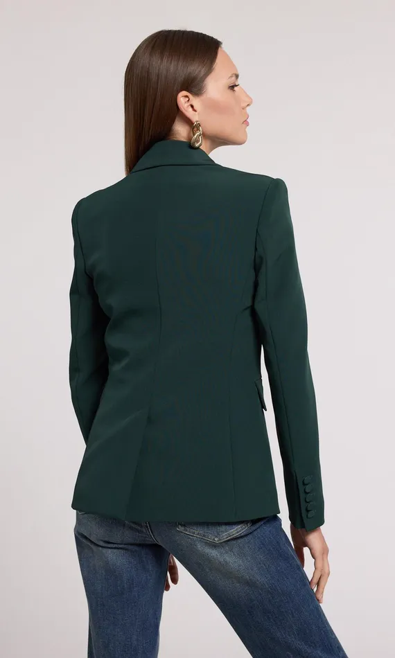 Generation Love Clothing Blazers and Jackets Aimee Crepe Blazer Forest 8211 Women