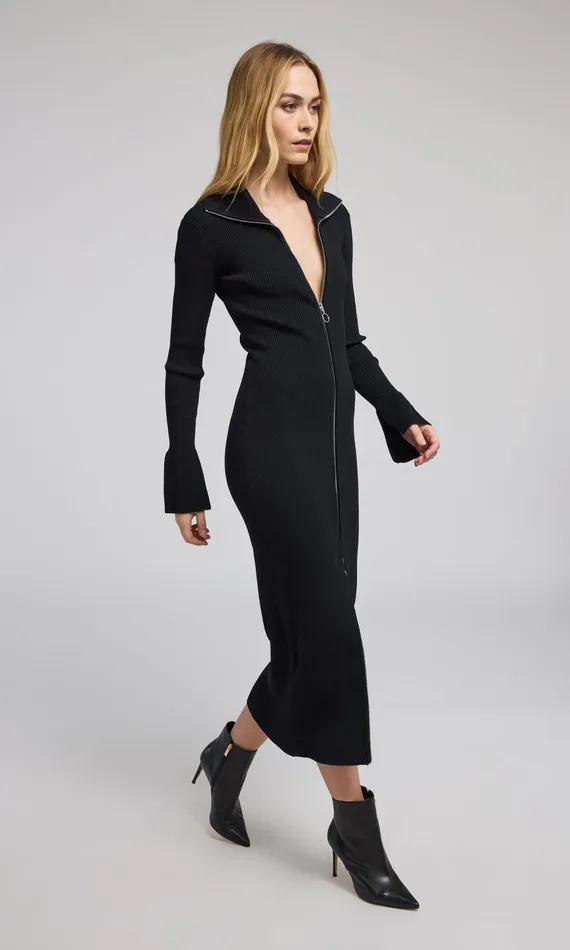 Generation Love Clothing Dresses Saylor Rib Dress Black 8211 Women