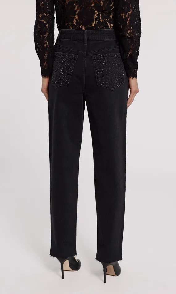Generation Love Clothing Pants Baylor Compact Crystal Jeans Washed Black Hematite 8211 Women