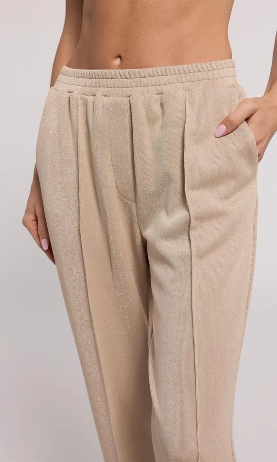 Generation Love Clothing Pants Hollis Shimmer Sweatpants Truffle 8211 Women