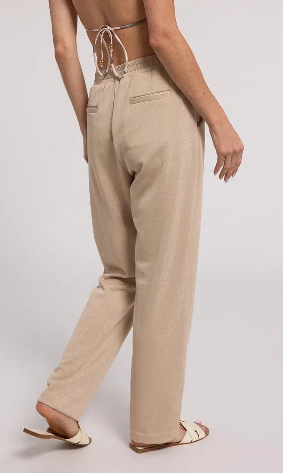 Generation Love Clothing Pants Hollis Shimmer Sweatpants Truffle 8211 Women
