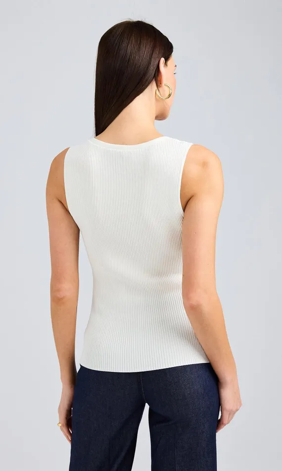 Generation Love Clothing Tops Pacey Sweater Tank White 8211 Women
