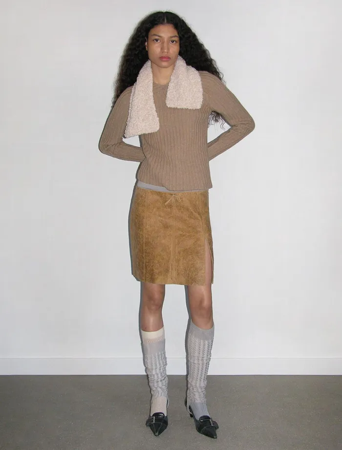 Georgette Light Brown Women Paloma Wool Knits