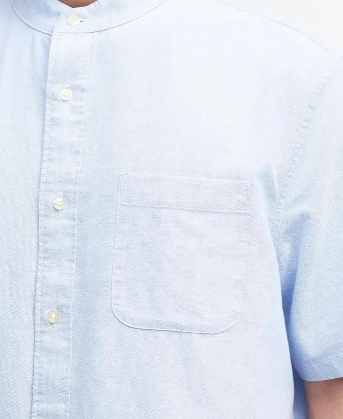 Gerrard Oversized ShortSleeved Shirt Classic White Men Barbour Shirts