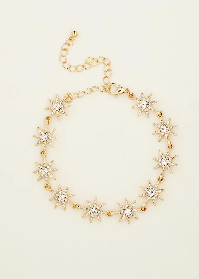 Gold Plated Star Bracelet Gold Plated Women Phase Eight Jewellery