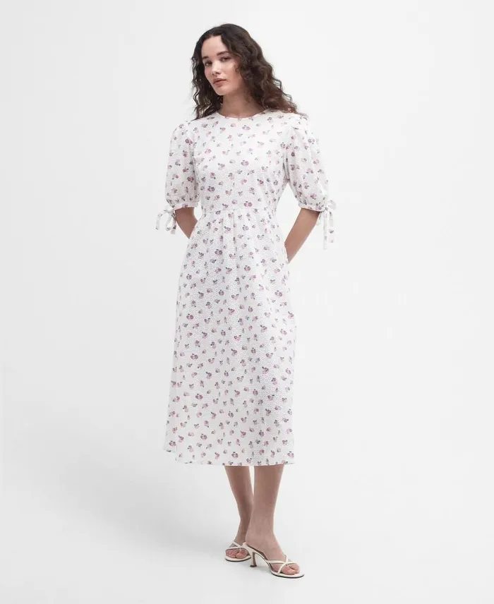 Goodleigh Midi Dress Classic Multi Women Barbour Dresses and Skirts