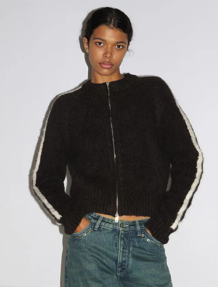 Grand Slam Zip Brown Women Paloma Wool Knits