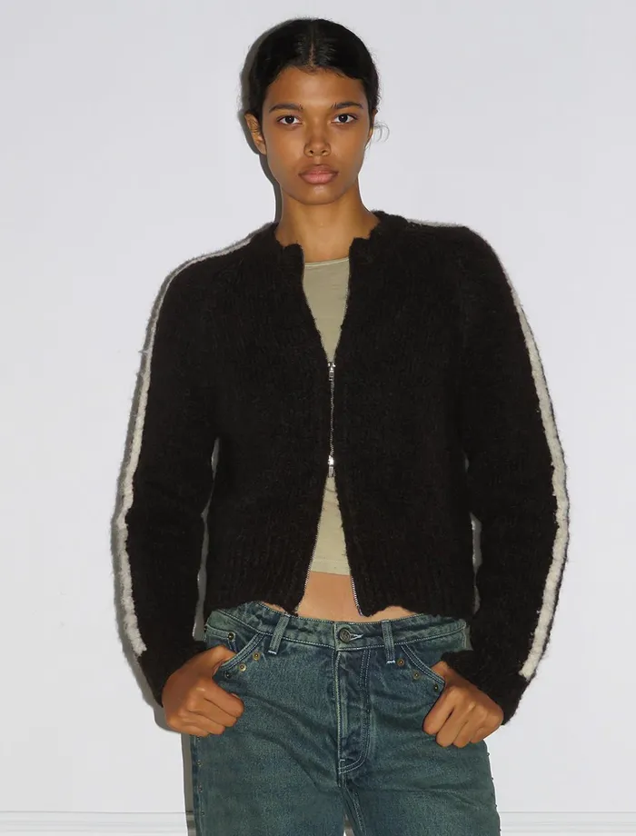 Grand Slam Zip Brown Women Paloma Wool Knits