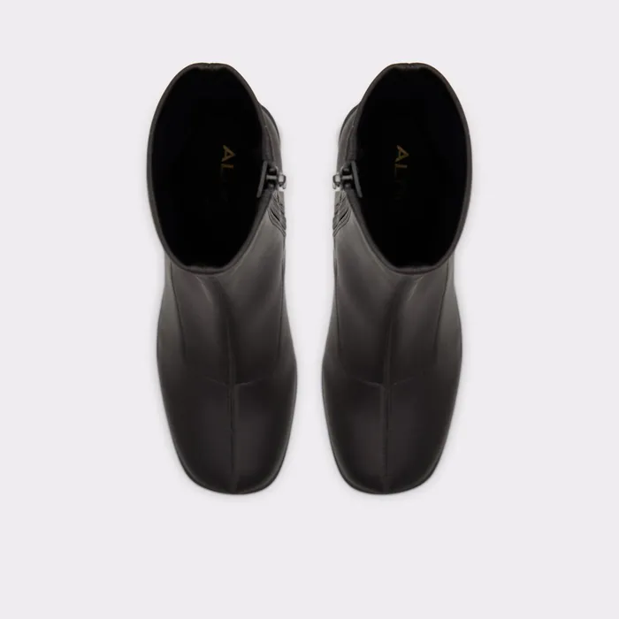 Grandstep Black Textile Satin Women ALDO Boots