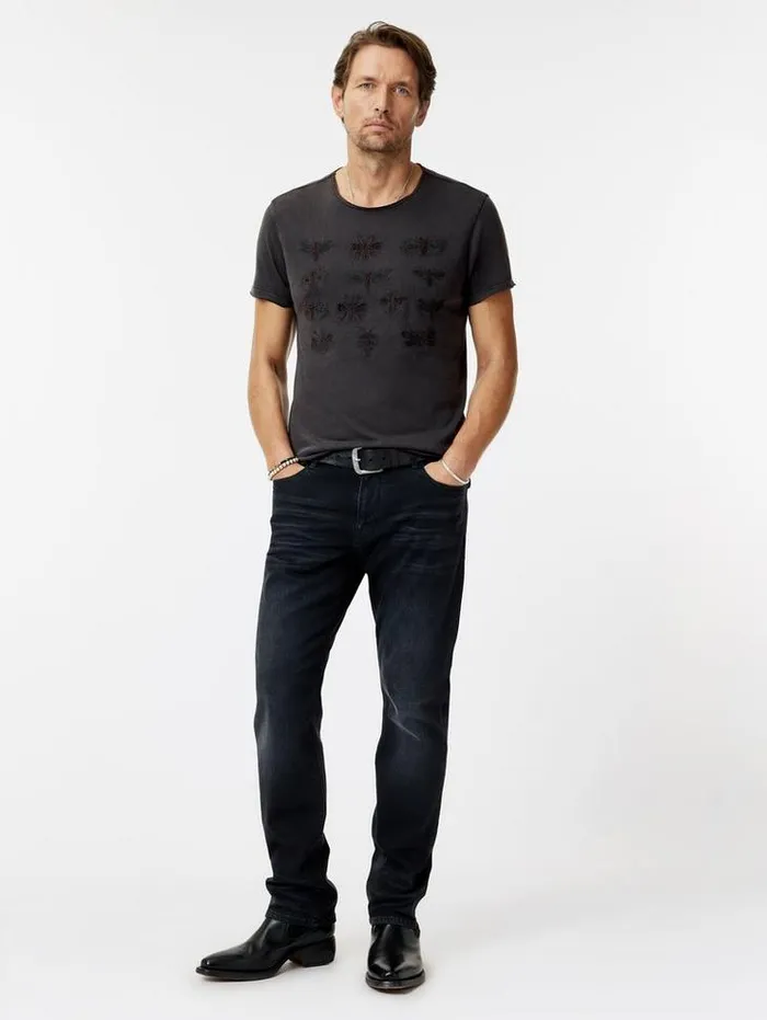 Graphic Tees Men John Varvatos INSECT EYES TEE Charcoal