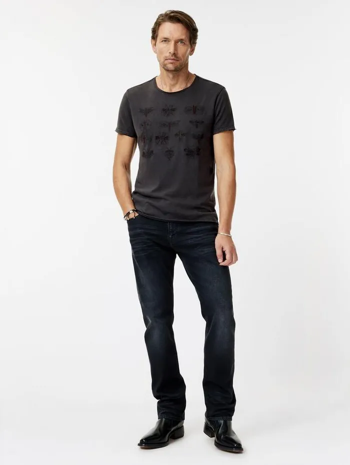 Graphic Tees Men John Varvatos INSECT EYES TEE Charcoal