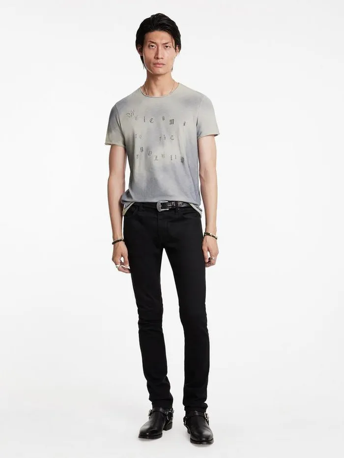 Graphic Tees Men John Varvatos WELCOME TO THE REVOLUTION TEE Tea Stain