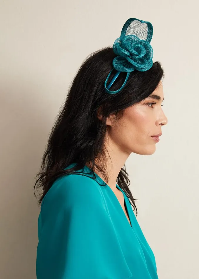 Green Flower Headband Bright Green Women Phase Eight Fascinators and Hats