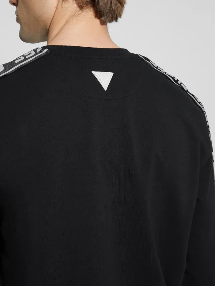 GUESS Activewear Eco Arlo Fleece Sweatshirt Blue 8211 Men