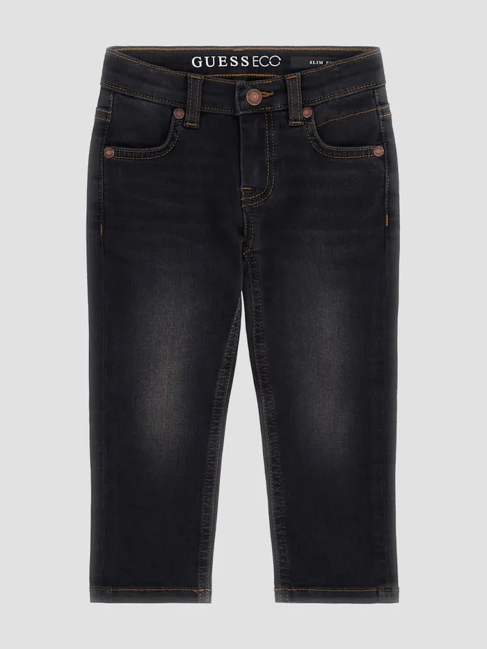 GUESS Baby Boy 0 24M Eco Black Denim Slim Jeans 3m7 Black 8211 Kids