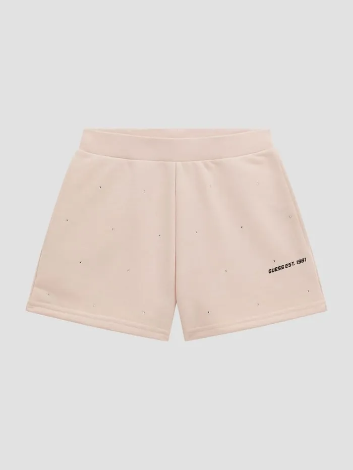 GUESS Big Girl 7 14 Mini Me Rhinestone Active Shorts 816 Pink 8211 Kids
