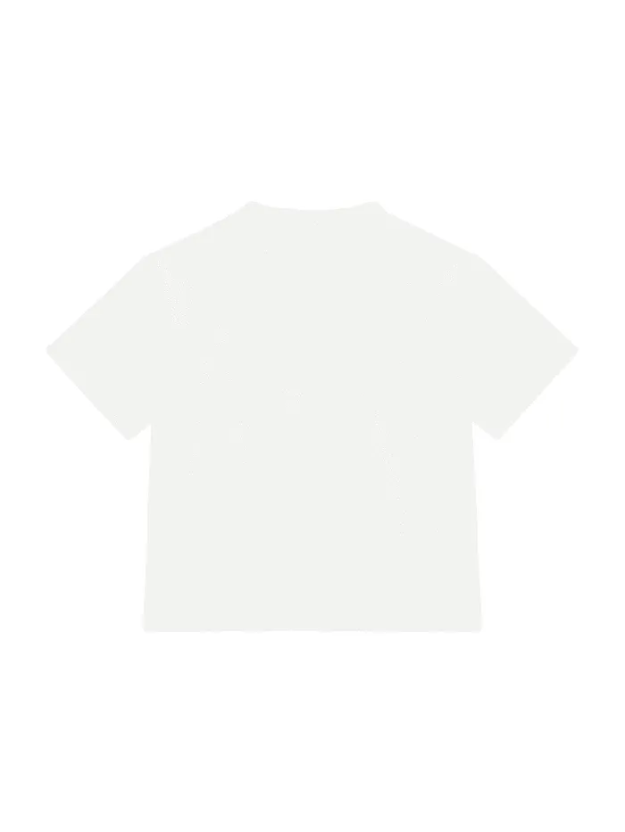GUESS Big Girl 7 14 Rhinestone Signature Tee 716 White 8211 Kids